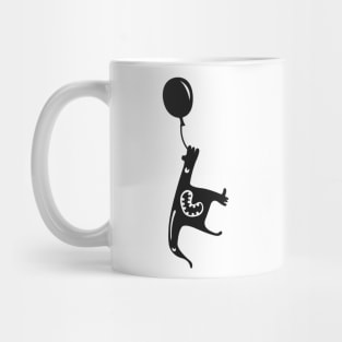 Black ballon Mug